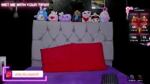 andy angel online show from March 7, 4:09 am