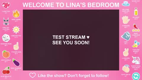 Lina online show from May 29, 5:55 pm