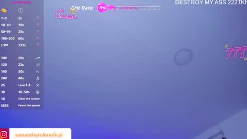 Samatha online show from April 15, 2:50 am