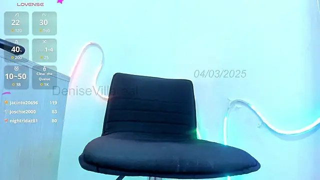 DeniseVillareal online show from March 6, 7:50 pm